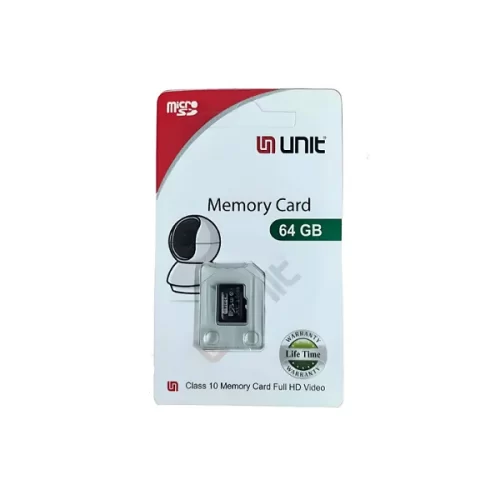 UNIT 64GB Micro SD Class 10 Memory Card